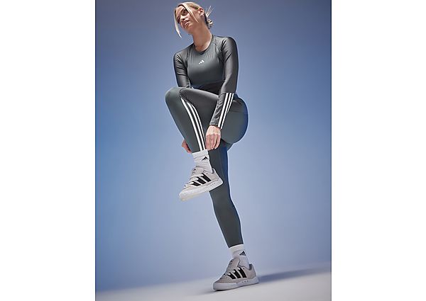 Adidas Hyperglam Shine Tights Legend Ivy White- Dames Legend Ivy White