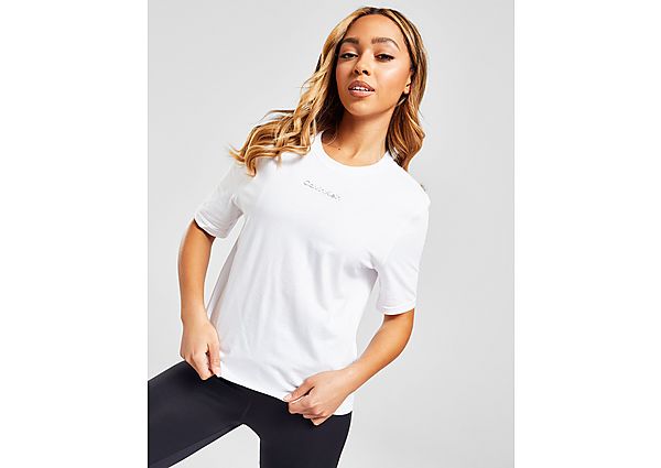 Calvin Klein Sport Logo T-Shirt White- Dames White