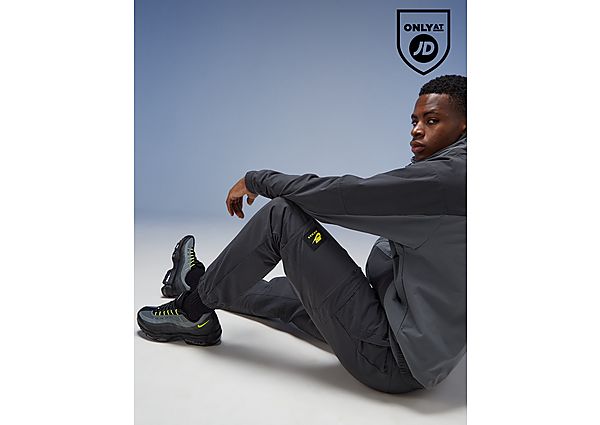 Nike Geweven cargobroek voor heren Air Max Anthracite Black Opti Yellow- Heren Anthracite Black Opti Yellow