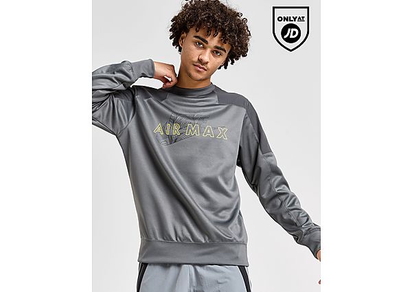 Nike Air Max Crew Sweatshirt - Mens, Grey