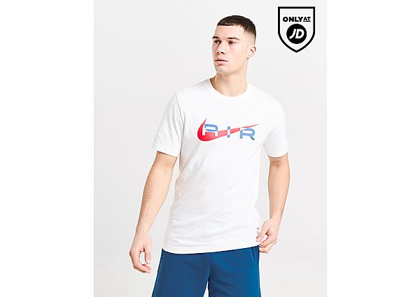 Nike Large Swoosh T-Shirt Heren White- Heren White