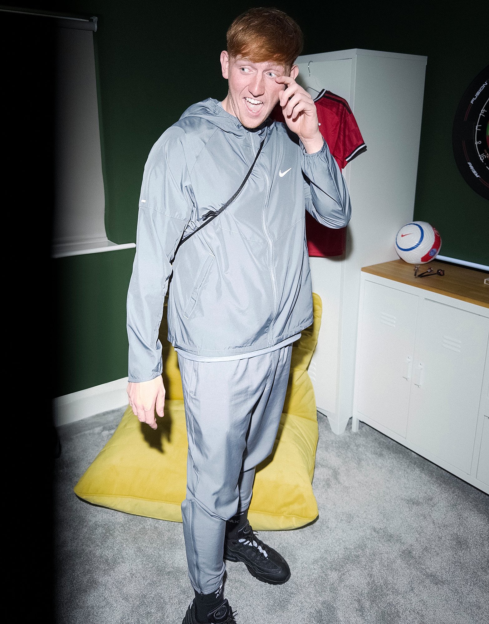 Nike Pantalon de running Dri FIT Challenger Homme Smoke Smoke