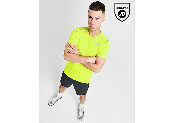 Nike Miler 1.0 T-Shirt Yellow- Heren Yellow