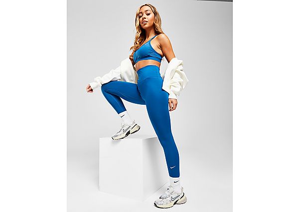 Nike Legging met hoge taille voor dames One Court Blue White- Dames Court Blue White