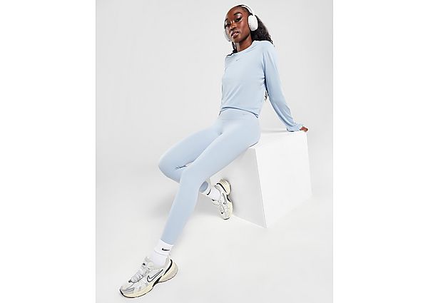 Nike Legging met volledige lengte en iets ondersteunende hoge taille voor dames Zenvy Light Armoury Blue Black- Dames Light Armoury Blue Black
