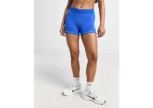 Nike Training Pro 3" Shorts Dames" Blue- Dames Blue