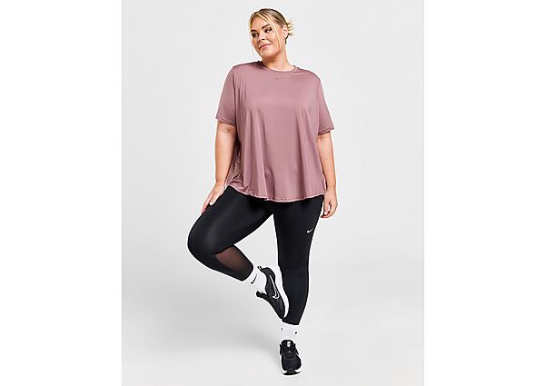 Nike Plus Size Dri-FIT One T-Shirt Purple- Dames Purple