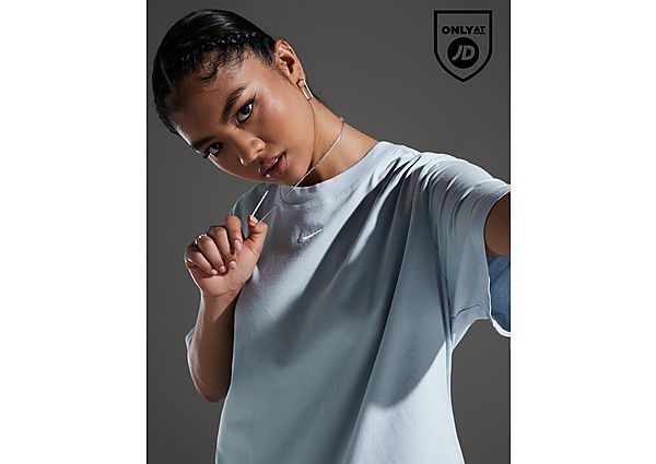 Nike Essential Boyfriend T-Shirt Blue- Dames Blue
