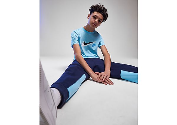 Nike Double Swoosh T-Shirt Junior Blue