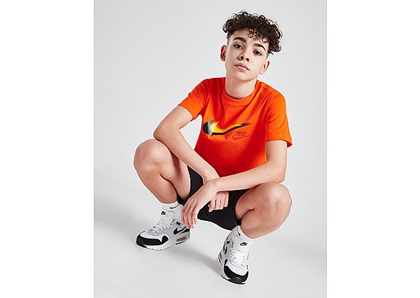 Nike Sportswear Short Sleeve T-shirt T-shirts Kids safety orange maat: 147 beschikbare maaten:137 147 158 170