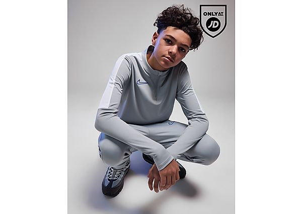 Nike Academy 1 4 Zip Top Junior Grey