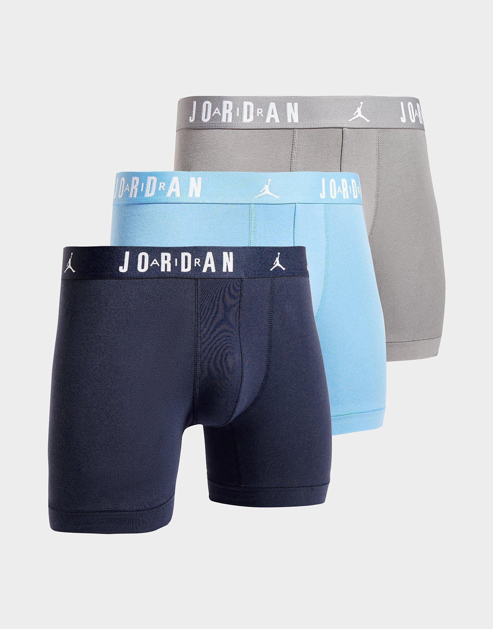 Mens Set 3 Boxer - Blu, blu blu Uomo taglia S