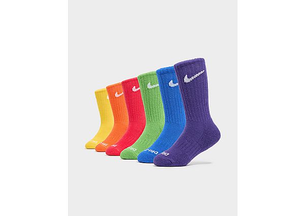 Nike 6-Pack Crew Socks Children - Mens, Multi