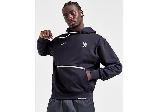 Nike Chelsea FC Standard Issue Pullover Hoodie - Mens, Pitch Blue/Pitch Blue/Natural
