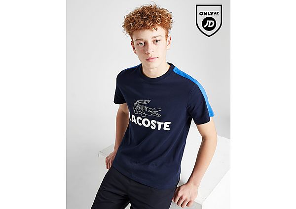 Lacoste Croc Logo T-Shirt Junior - Mens, Navy