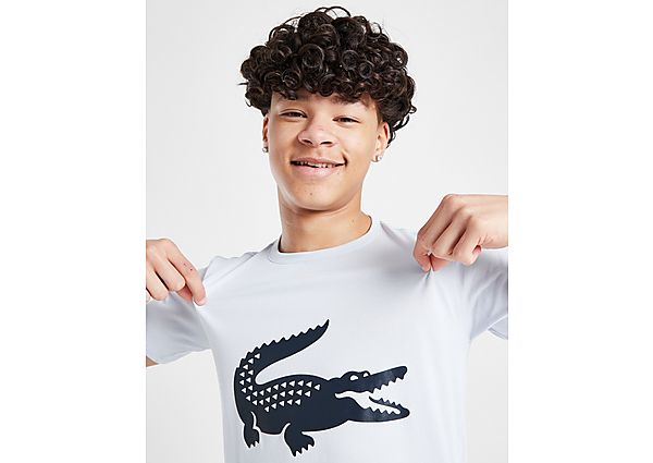 Lacoste Croc Logo T-Shirt Junior Blue