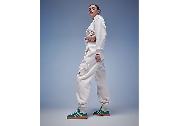 Adidas Originals Trefoil Essential Cargo Joggers Wonder White- Dames Wonder White