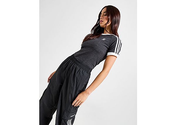 Adidas Originals 3-Stripes Slim T-Shirt Black- Dames Black