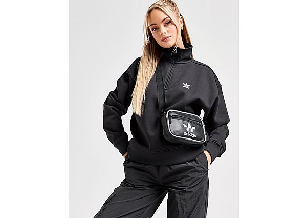Adidas Originals Essential 1 4 Zip Top Black- Dames Black