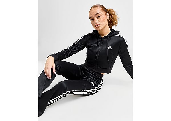 Adidas Glam 3-Stripes Tracksuit Black- Dames Black