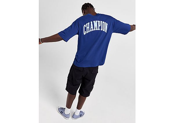 Champion New York Lift T-Shirt Blue- Heren Blue