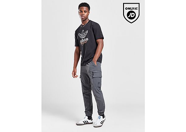 Adidas Originals Cargo Track Pants Grey- Heren Grey