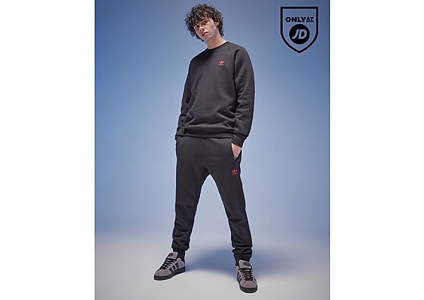 Adidas Originals Trefoil Essential Joggers Black- Heren Black