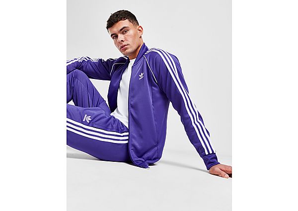 Adidas Originals Wit en Paars Adicolor Classic SST Purple Heren