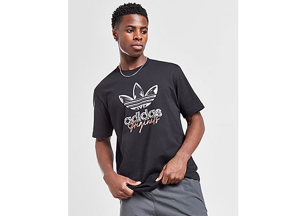 Adidas Originals Bling T-Shirt Black- Heren Black
