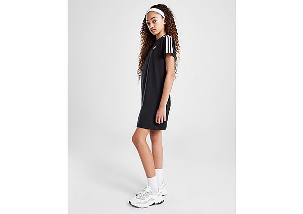 Adidas Girls' Badge of Sport 3-Stripes Dress Junior Black