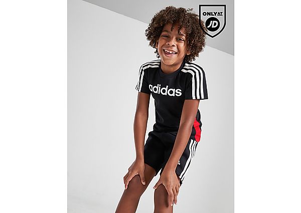 Adidas ' Linear T-Shirt Shorts Set Children Black