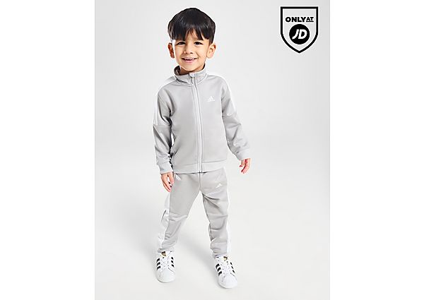 adidas Badge of Sport Poly Full Zip Tracksuit Infant - Mens, Grey
