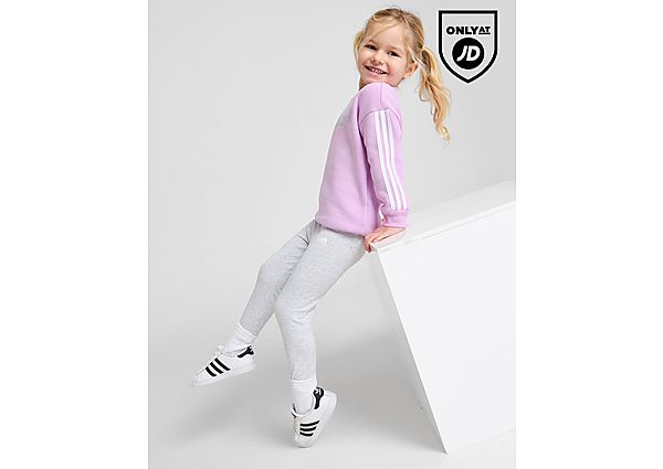 Adidas ' Linear Crew Tracksuit Infant Purple