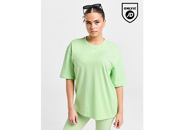 Adidas Originals Essential Boyfriend T-Shirt Green- Dames Green