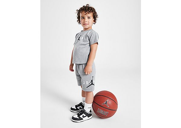 Jordan Jump T-Shirt Shorts Set Infant Grey