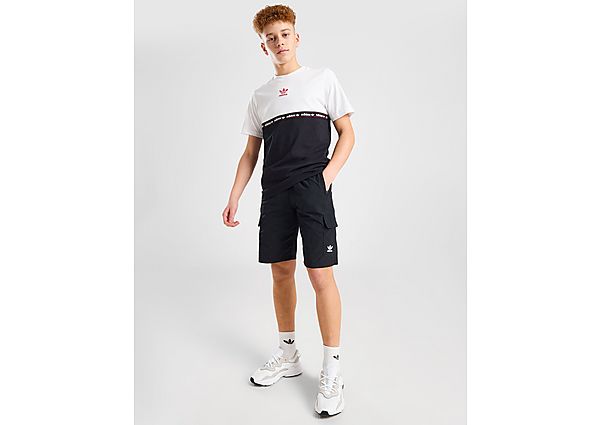 Adidas Originals Essential Cargo Woven Shorts Junior Black- Black