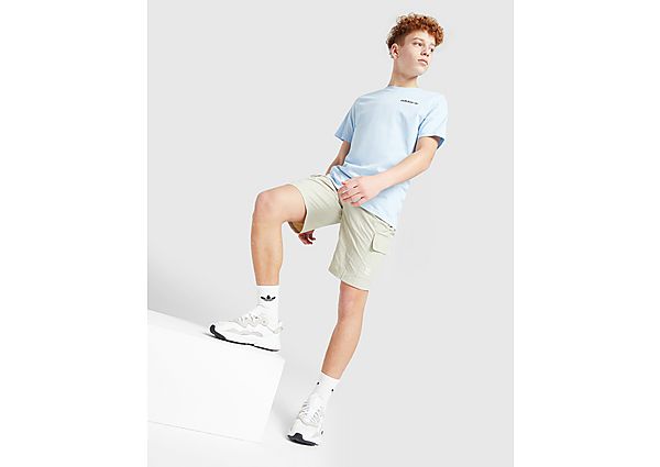 Adidas Originals Essential Cargo Woven Shorts Junior Putty Grey- Putty Grey