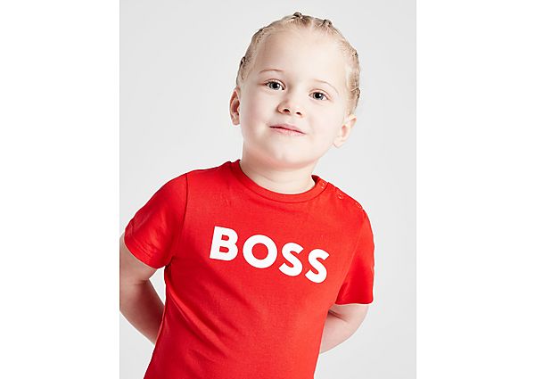 Boss Large Logo T-Shirt Infant Red Kind Red