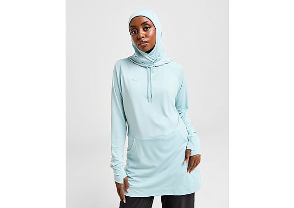 Puma Modest Hooded Hijab Blue- Dames Blue