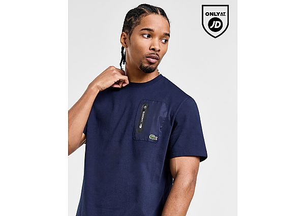 Lacoste Woven Pocket T-Shirt Navy- Heren Navy