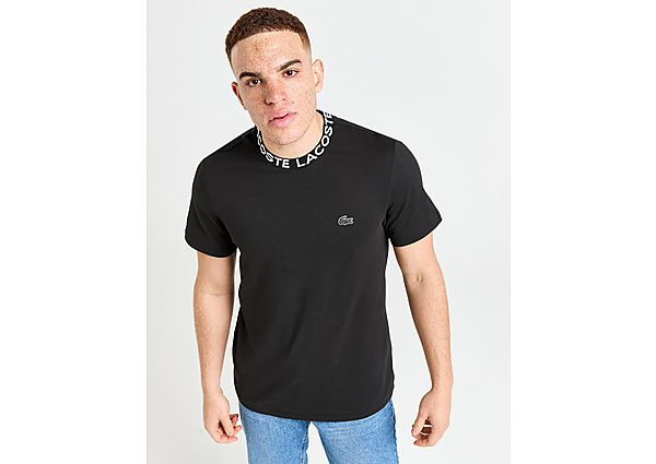 Lacoste Ringer T-Shirt Black- Heren Black