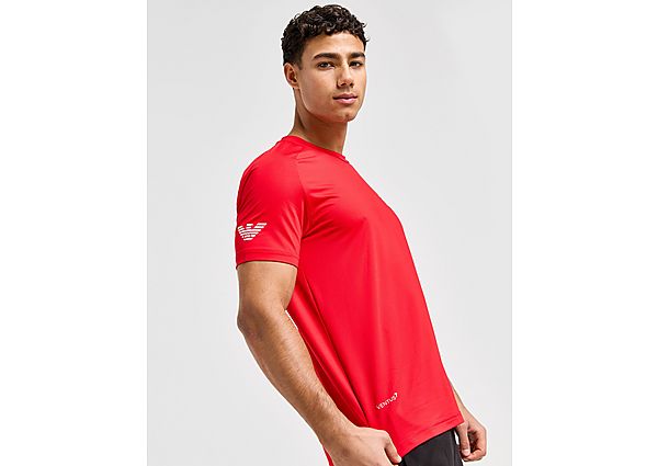 Emporio Armani EA7 Tennis T-Shirt Red- Heren Red