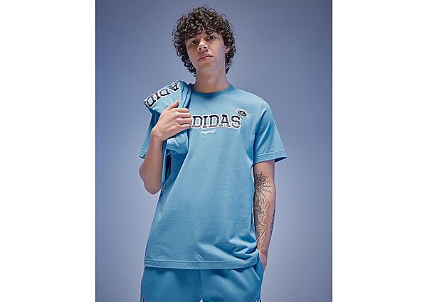 Adidas Originals Gradient T-Shirt Blue- Heren Blue
