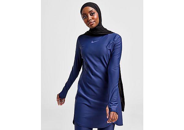 Nike Long Sleeve Swim Tunic Navy- Dames Navy