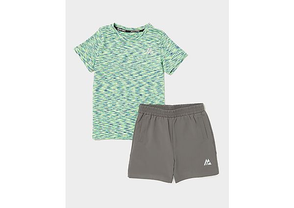 MONTIREX Trail T-Shirt Shorts Set Children Green