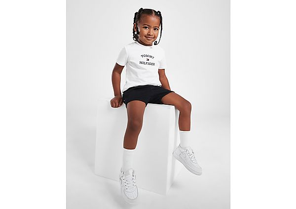 Tommy Hilfiger Flag T-Shirt Shorts Set Infant White