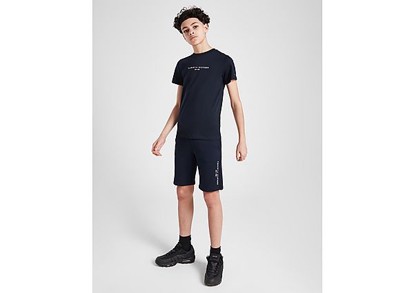 Tommy Hilfiger Essential T-Shirt Shorts Set Junior Navy