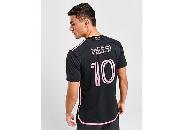 Adidas Inter Miami CF 2023 24 Messi #10 Away Shirt Zwart- Heren Zwart