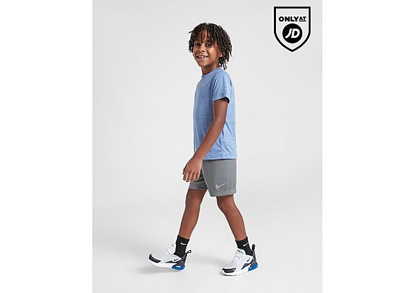 Nike Miler T-Shirt Shorts Set Children Blue