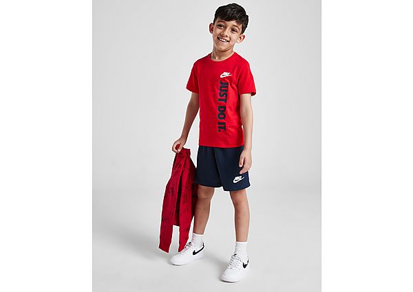 Nike Just Do It T-Shirt Shorts Set Children Red Kind Red